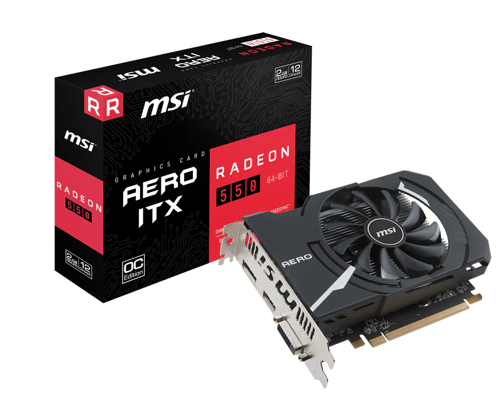 MSI Radeon 550 AERO ITX 2G OC